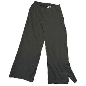 Sweaty Betty Seamed Tricot Pants Black Wide Leg Pull On Athleisure Womens 8-10